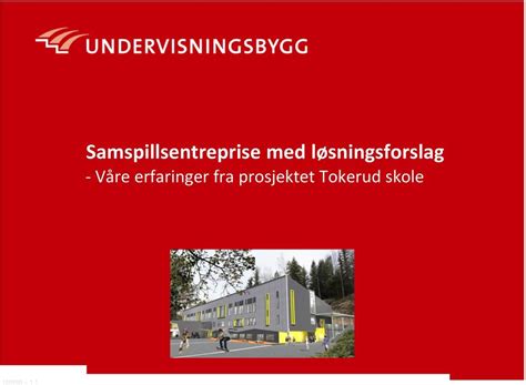 totalentreprise med løsningsforslag.